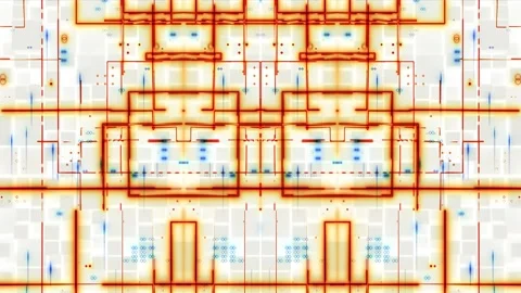 Abstract Digital Art Stock Footage 289120356