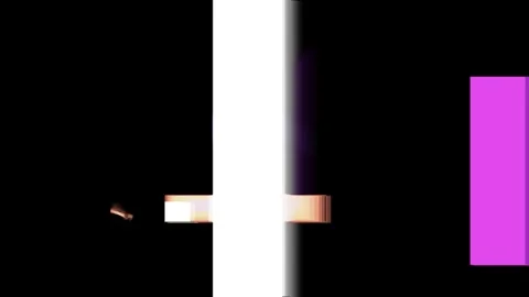 Abstract digital art with geometric shapes and a gradient bar Stock Footage 335441591