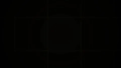 Abstract digital art with glowing lines and symbols on black background. Stock Footage 334442094