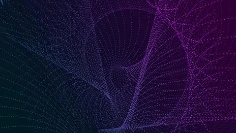 Abstract Digital Art with Gradient Dots Stock Photos