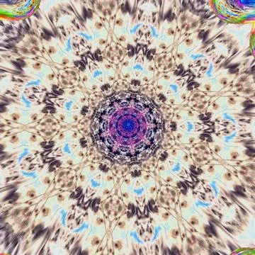 Abstract Digital Art Illustrazione stock