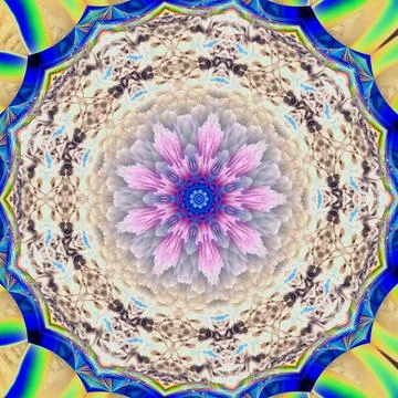 Abstract Digital Art Illustrazione stock