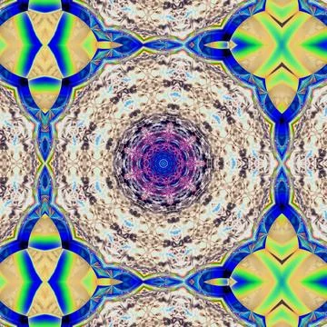 Abstract Digital Art Illustrazione stock