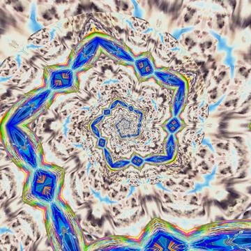 Abstract Digital Art Illustrazione stock
