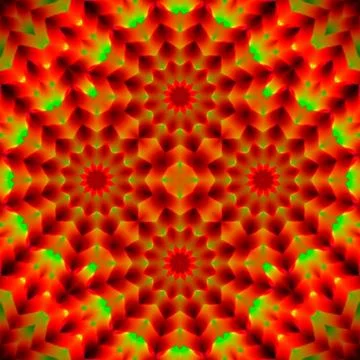 Abstract Digital Art Illustrazione stock