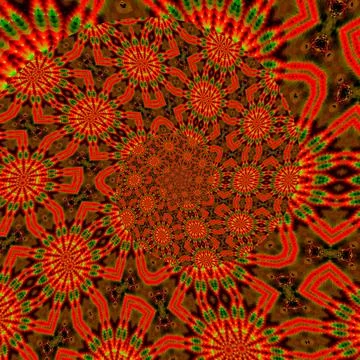 Abstract Digital Art Illustrazione stock