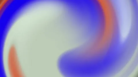 Abstract digital art image features swirling blue and orange gradient colors. Video stock 335109661