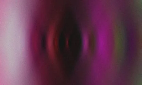 Abstract digital art symmetrical pattern of glowing purple and magenta ligh.. Stock Illustration