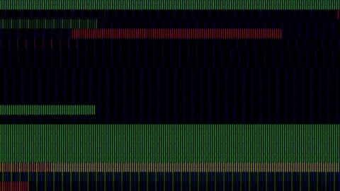 Abstract Digital Art with Vibrant Green and Blue Geometric Patterns 動画素材 341372309