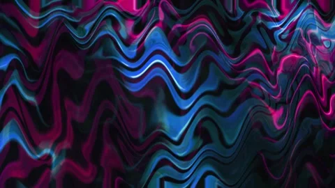 Abstract Digital Art with Wavy Lines Stock Footage 289132610