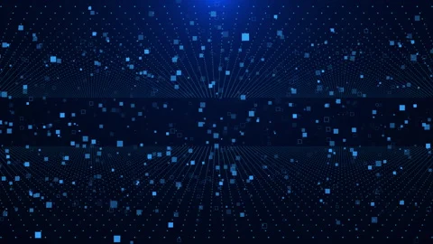 Abstract Digital Artificial Intelligence Motion, Futuristic HUD Screen Data 스톡 동영상 346934820