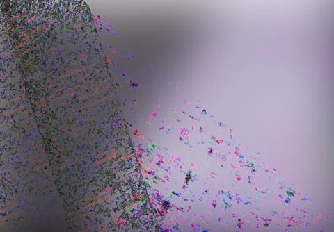 Abstract digital artwork featuring a blend of pastel colors, including shad.. Stock Illustration