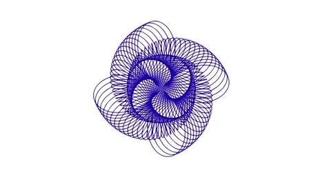 An abstract digital artwork or a graphic design element featuring a complex Stock Footage 322159552