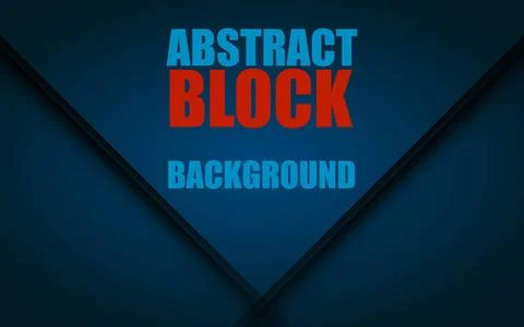 Abstract digital background Abstract digital background. Blue block. Vecto... Stock Photos