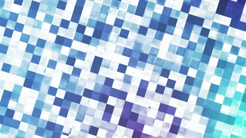 Abstract digital background of animated colored squares. 4k Stock Footage 160349386