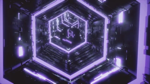 Abstract digital background with animation of a specular gem moving in the Stock Footage 129282409