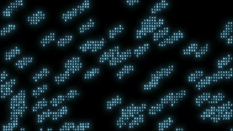 Abstract digital background. Background videos numbers changes. Black background Stock Footage 113671551