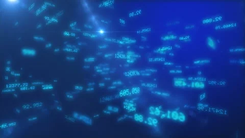 Abstract digital background. Big data code matrix. Stock Footage 149813687