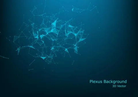 Abstract digital background. Big data visualization. Network connection struc イラスト素材