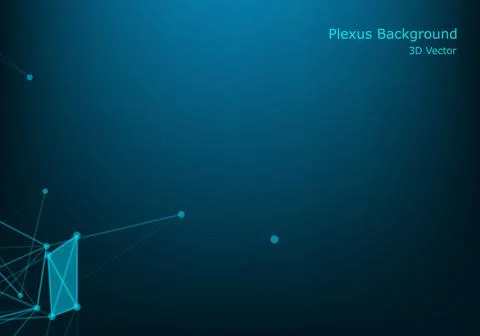 Abstract digital background. Big data visualization. Network connection struc Illustrazione stock