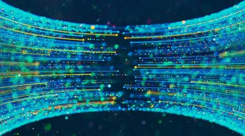 Abstract digital background. Big data visualization. Illustrazione stock