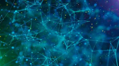 Abstract digital background. Big data visualization. 스톡 일러스트