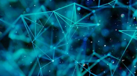 Abstract digital background. Big data visualization. Stock Photos