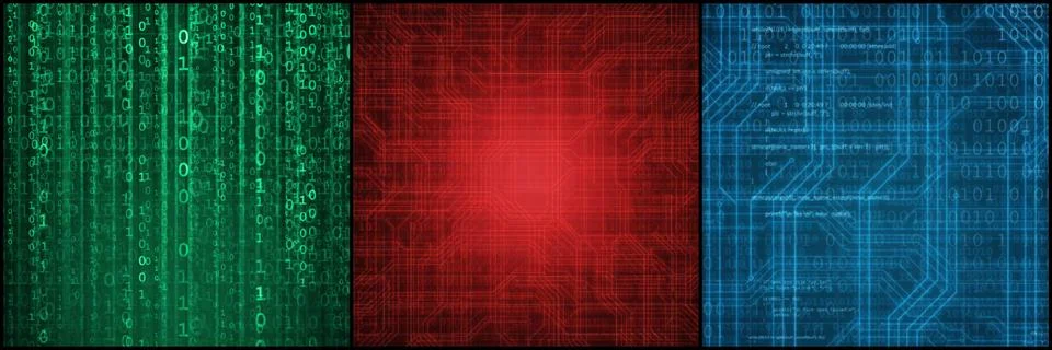 Abstract digital background with binary code. Hackers, darknet, virtual reality Stock Photos