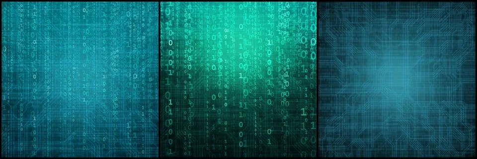 Abstract digital background with binary code. Hackers, darknet, virtual reality Stock Photos