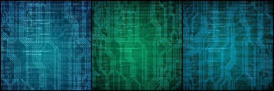 Abstract digital background with binary code. Hackers, darknet, virtual reality Stock Photos