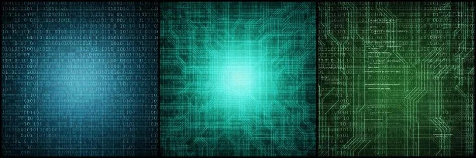 Abstract digital background with binary code. Hackers, darknet, virtual reality Stock Photos