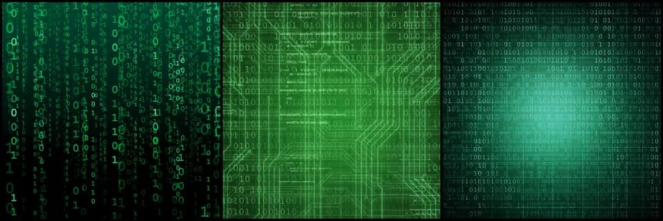 Abstract digital background with binary code. Hackers, darknet, virtual reality Stock Photos