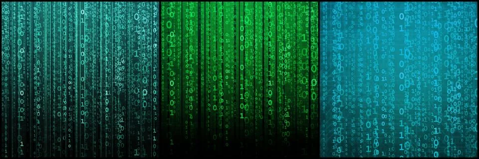 Abstract digital background with binary code. Hackers, darknet, virtual reality Stock Photos