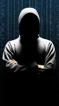 Abstract digital background with binary code. Hackers, darknet, virtual reality Stock Photos