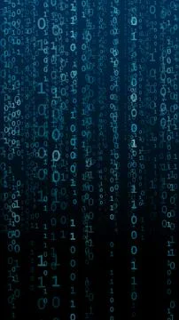 Abstract digital background with binary code. Hackers, darknet, virtual reality Stock Photos