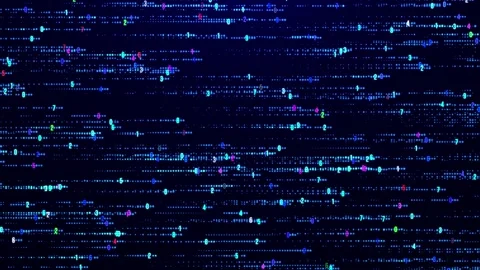 Abstract digital background. Binary data and streaming code. Binary code Video stock 249742749