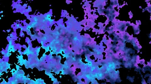 Abstract Digital Background with Blue and Purple Particles in Motion Stock Footage 342022888