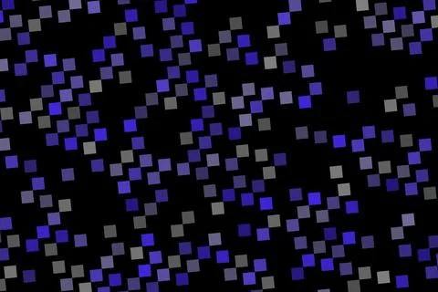 Abstract digital background with blue and gray squares Stock Illustration