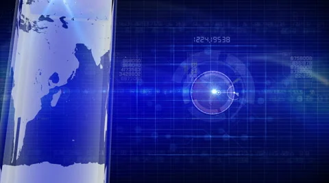 Abstract digital background BLUE Video stock 47267548