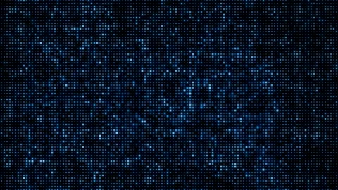 Abstract digital background of blue glowing dots, looapble high-tech and Stock Footage 333896952