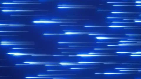 Abstract digital background with blue light streaks resembling falling rain Illustrazione stock