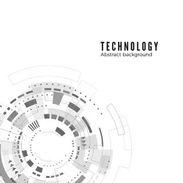 Abstract Digital background. Business technology wallpaper. Vector illustrati Stock Illustration