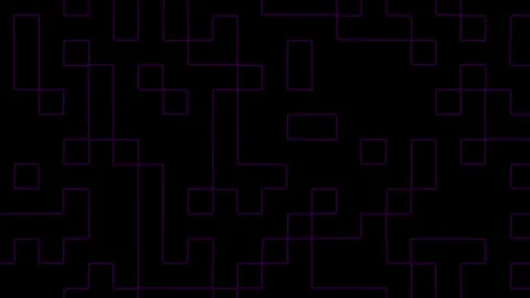 Abstract digital background of changing lines and shapes, chaotic change Stock Footage 313296829