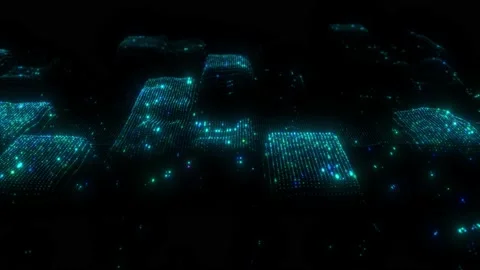 Abstract digital background. Computer code. Data networks. Stock Footage 194447682