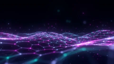 Abstract digital background. Concept of digital communication. Stock Footage 194447603