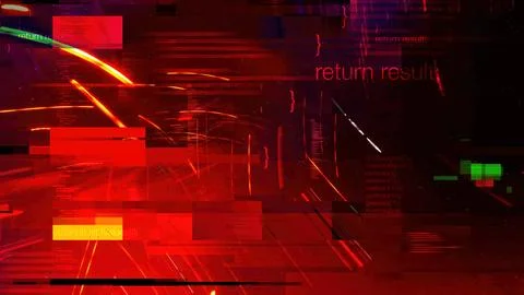 Abstract digital background for cyberpunk, hacking, data flow, technology a.. Stock Photos