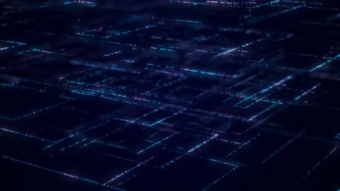 Abstract digital background. Data flow information. Stock-Footage 194446755