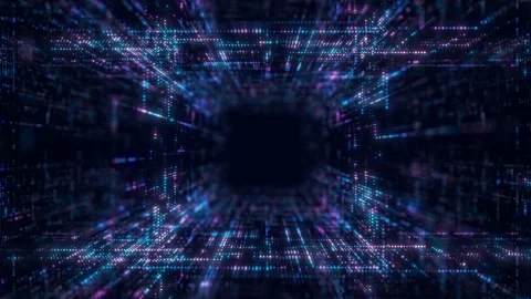 Abstract digital background. Data flow information. Stock Footage 194446780