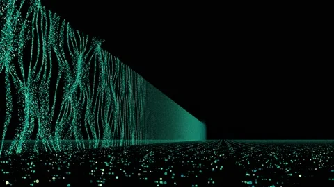 Abstract digital background. Data flow information. Stock-Footage 194447470