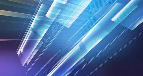 Abstract digital background design with light and binary codes concept seri.. Stock Illustration